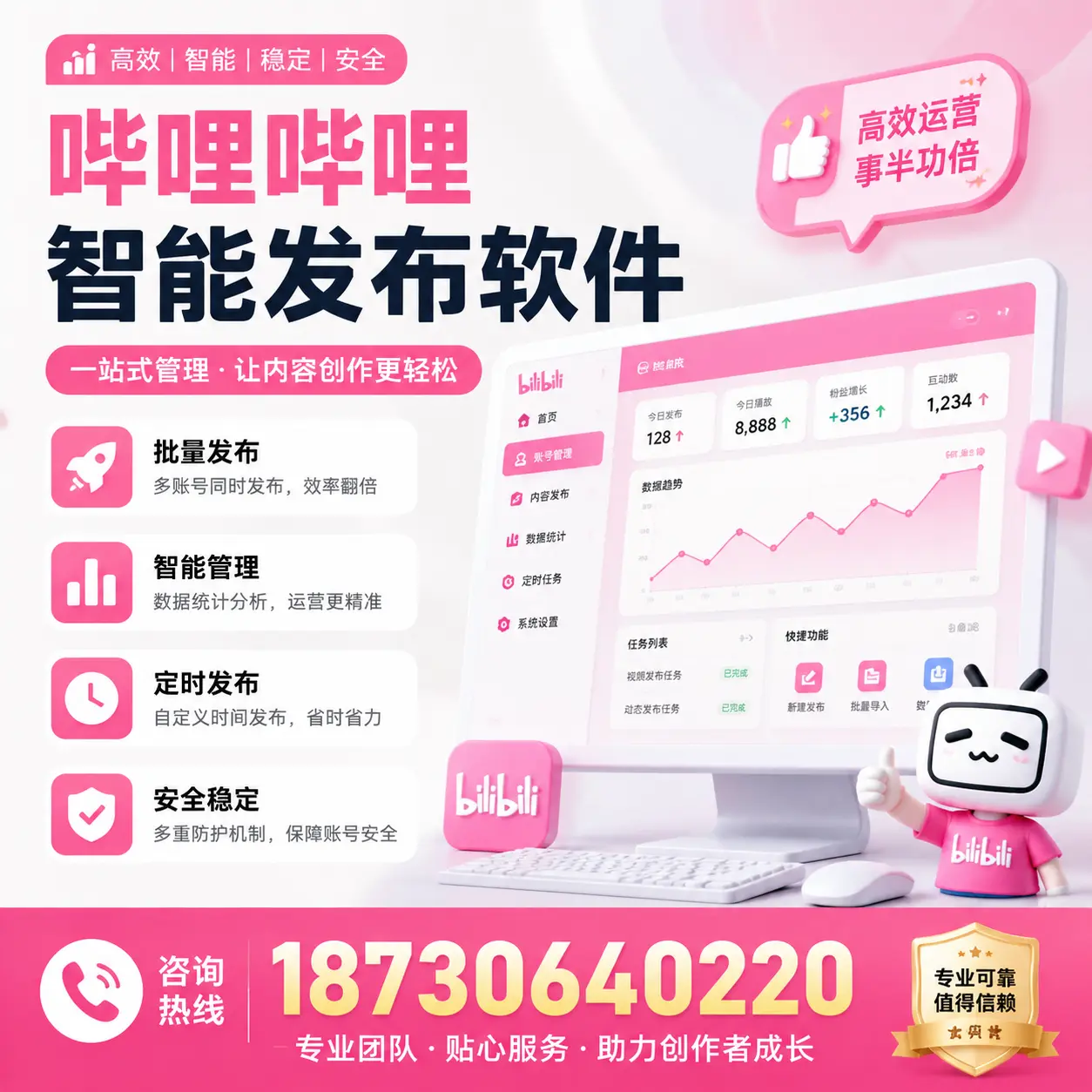 如何评估哔哩哔哩智能发布软件的ROI?昆明 企业必读
